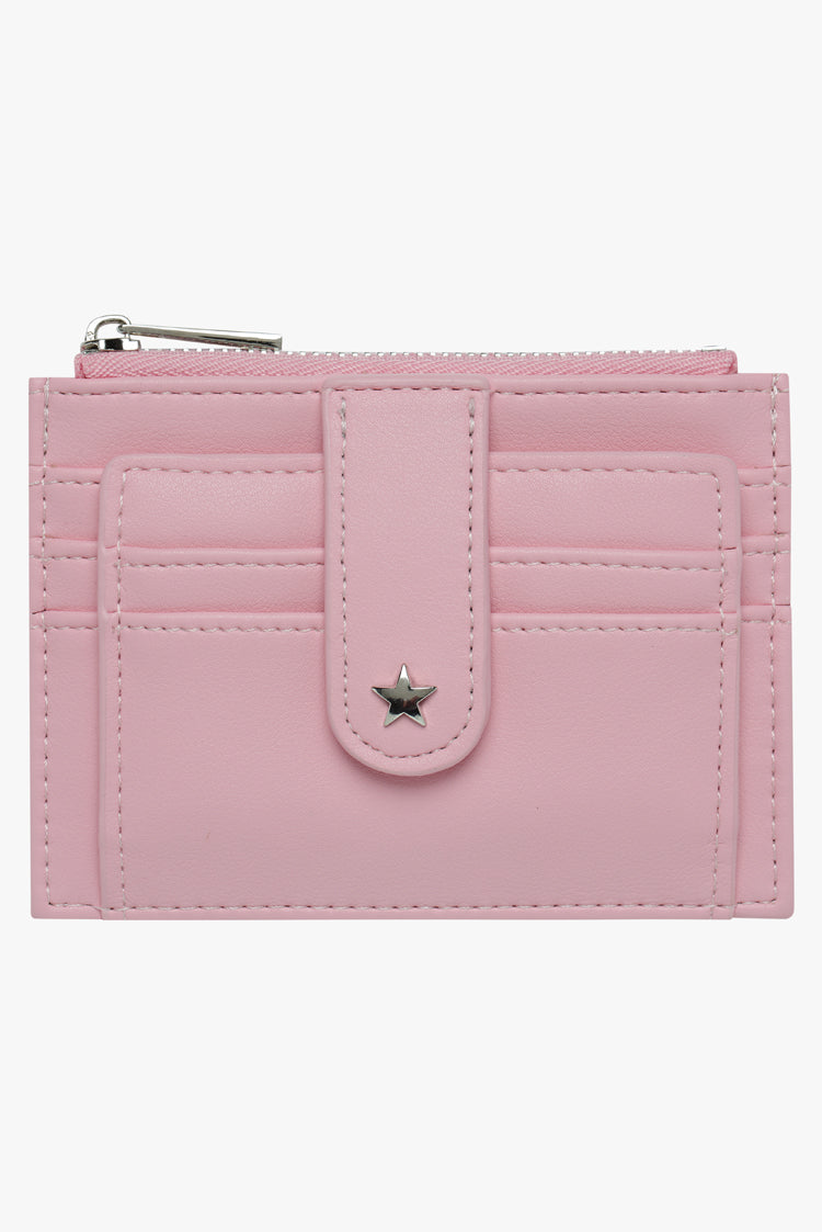 THE DAISY CARD WALLET - BABY PINK