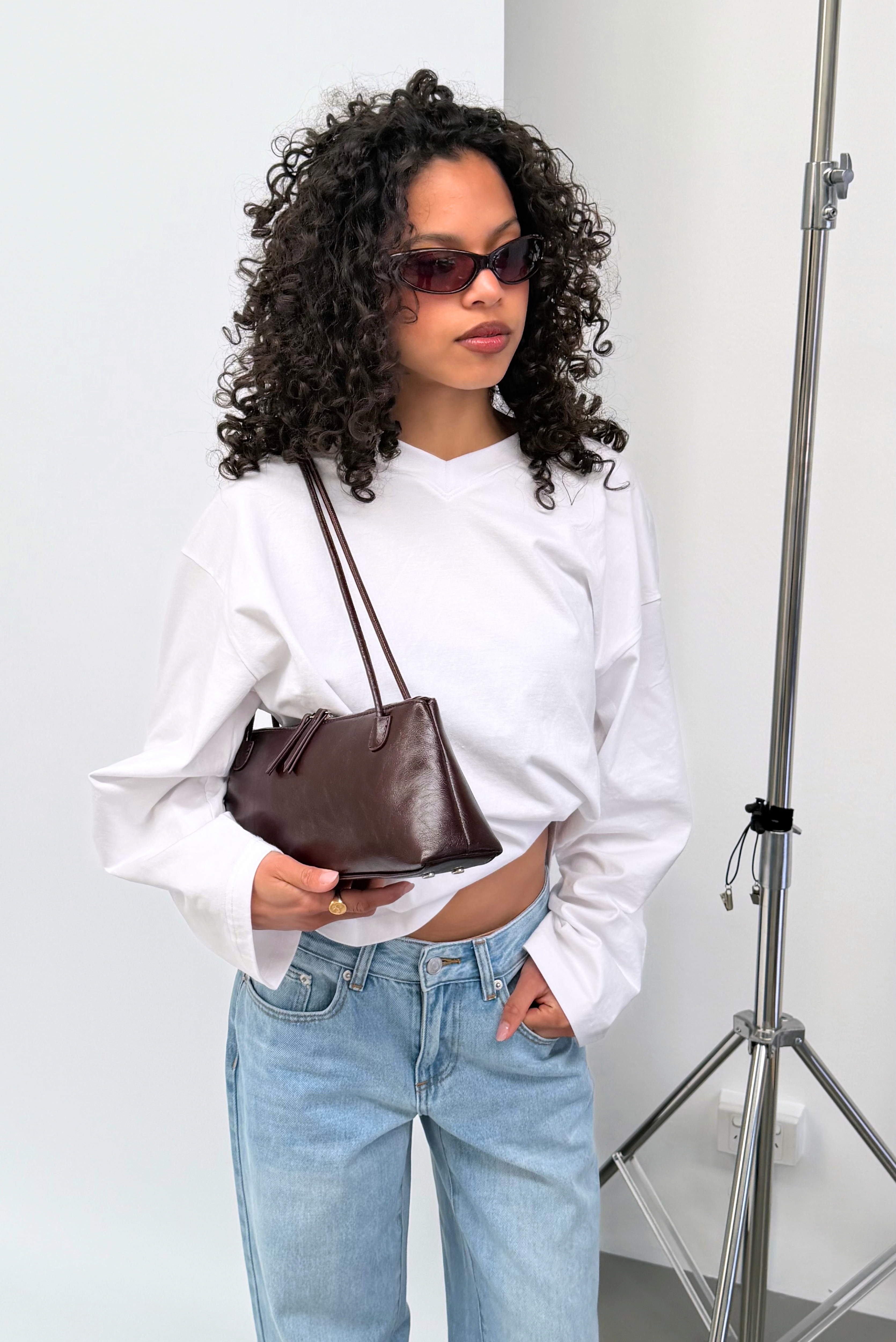 The Benni Bag - Deep Plum Brown