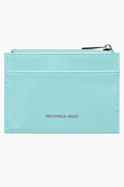 The Daisy Card Wallet - Patent Aqua