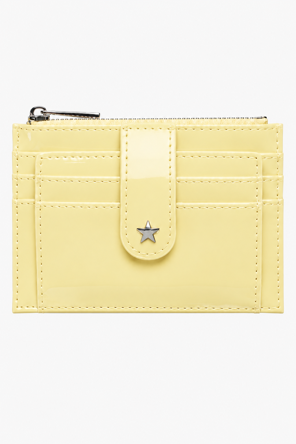 The Daisy Card Wallet - Patent Butter Yellow (Pre Order)