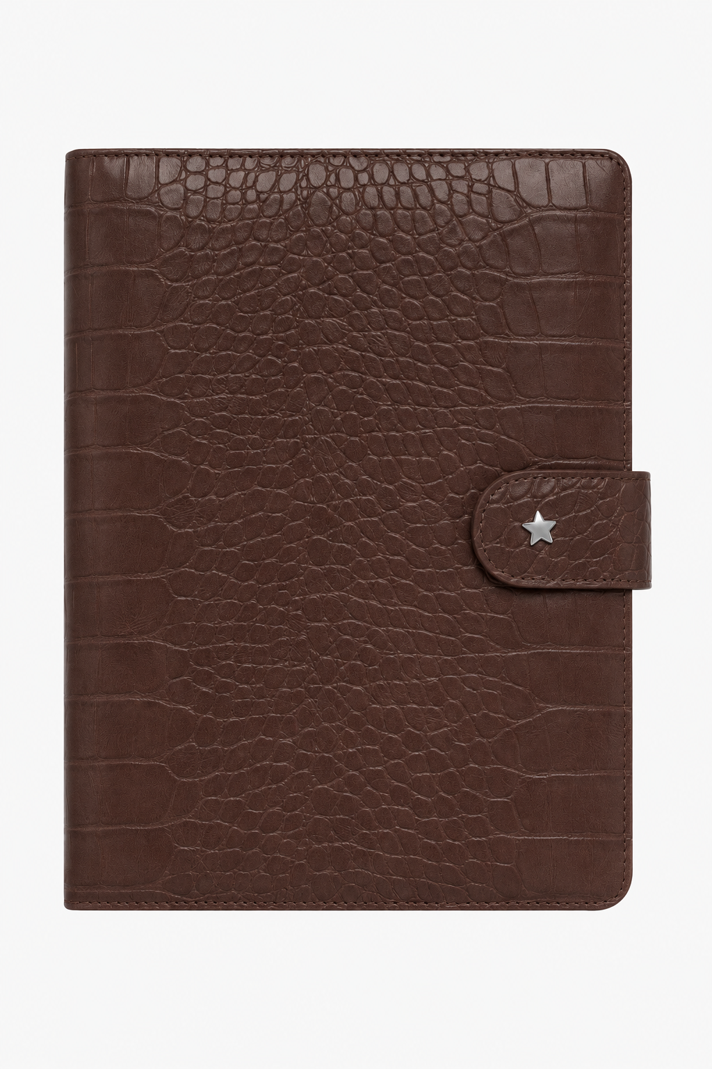 Chocolate_Crocodile-Leather_Planner_with_Star_Stud.png