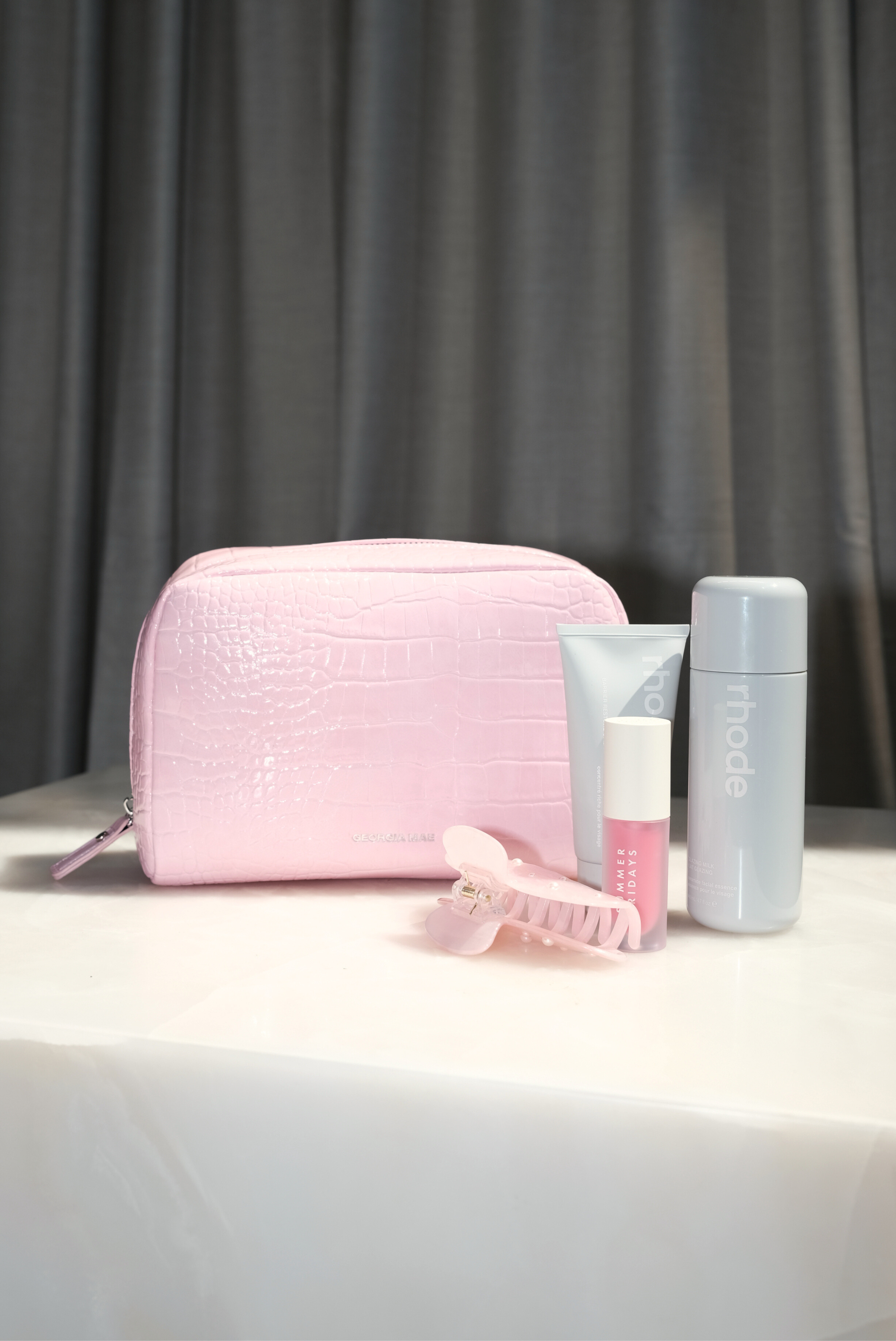 THE GIA MAKE UP BAG - PINK