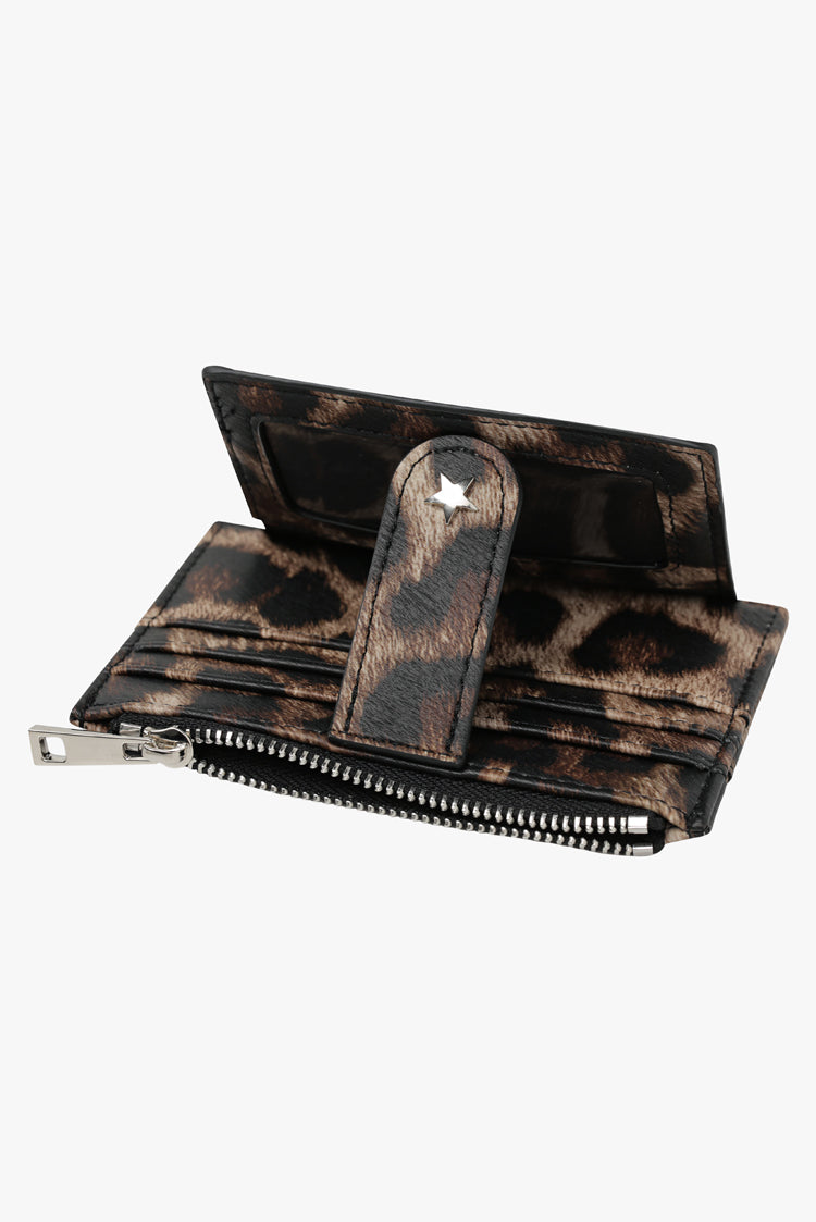 The Daisy Card Wallet - Leopard