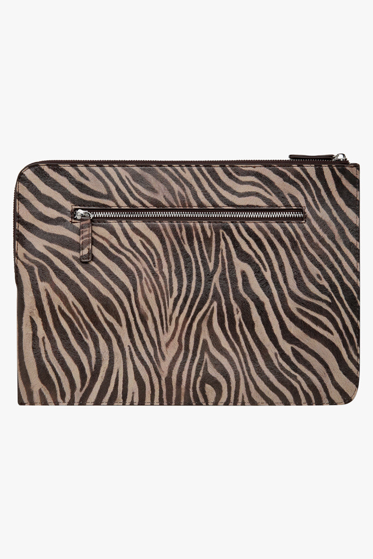The Zoe Laptop Sleeve - Zebra