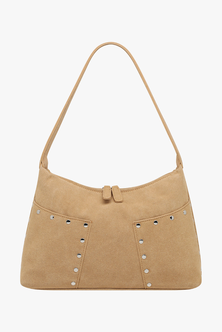 THE BIJOU BAG - TAN SUEDE