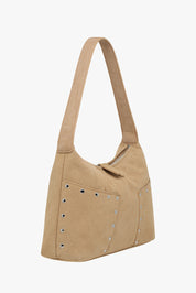 THE BIJOU BAG - TAN SUEDE