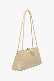 THE BENNI BAG - BUTTER YELLOW CROC