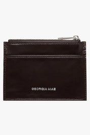 THE DAISY CARD WALLET - ESPRESSO