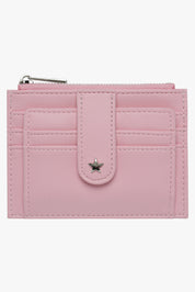 THE DAISY CARD WALLET - BABY PINK