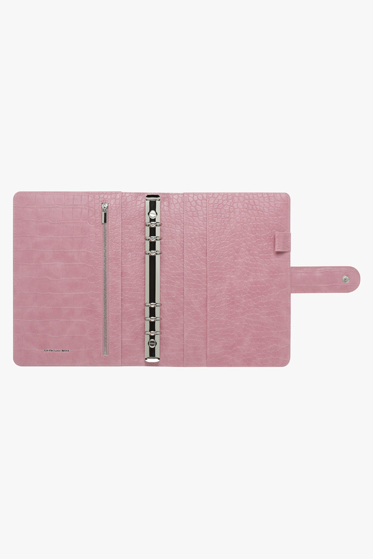 THE MARA PLANNER COVER - PINK CROC