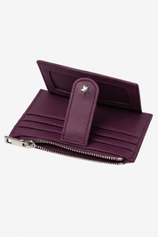 The Daisy Card Wallet - Plum