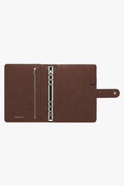 The Mara Planner Cover A5 - Chocolate Croc