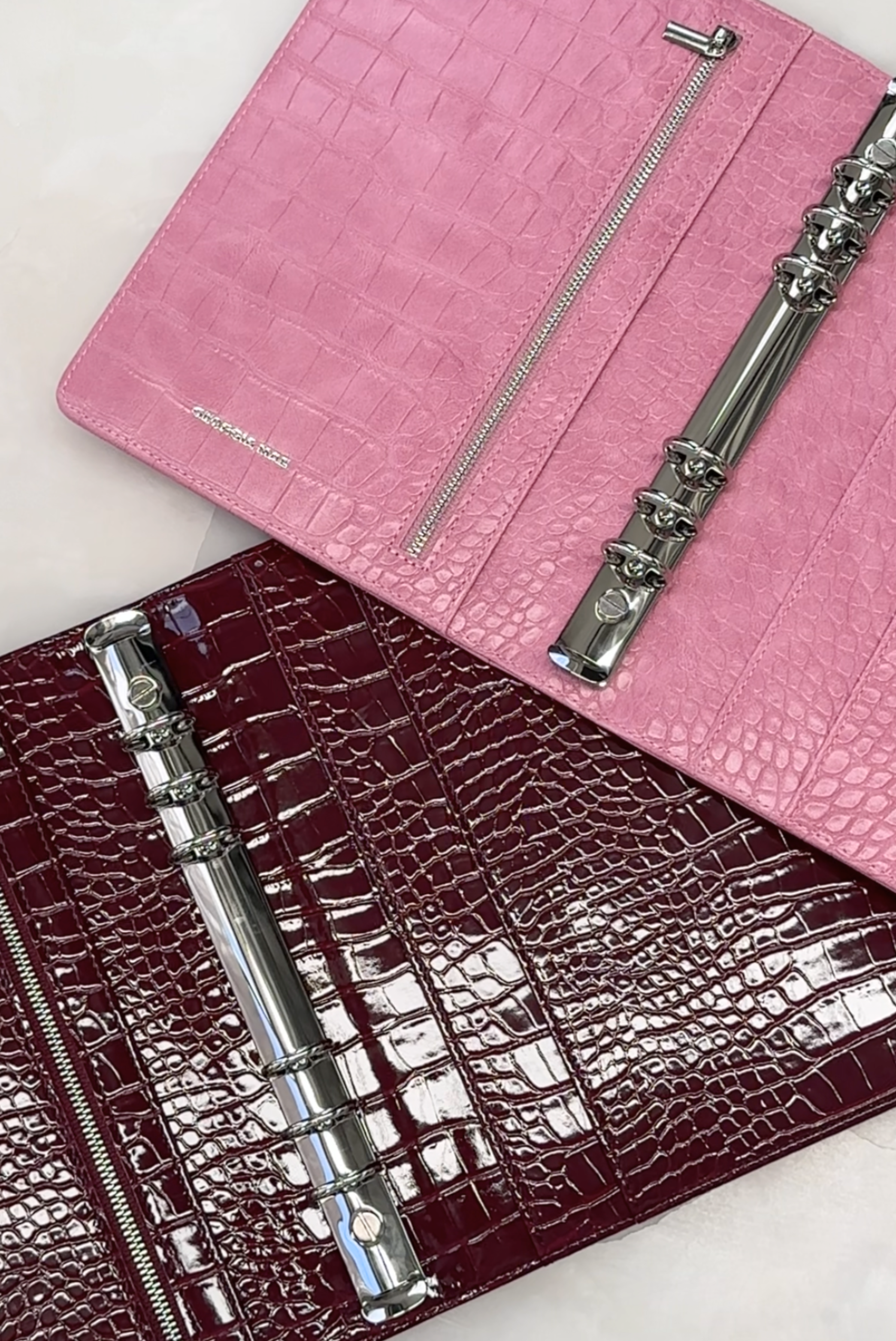 THE MARA PLANNER COVER - PINK CROC