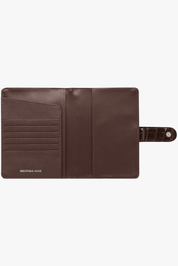 THE SOHO PASSPORT WALLET - CHOCOLATE CROC (PRE ORDER)