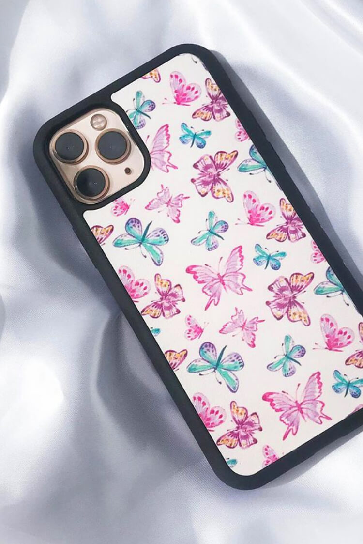 WHITE BUTTERFLY CASE